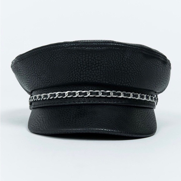 brixton vegan leather fiddler cap